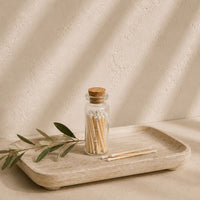 Mini Glass Match Jar • 20 Matches